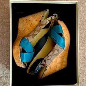Coach Wedges size 9